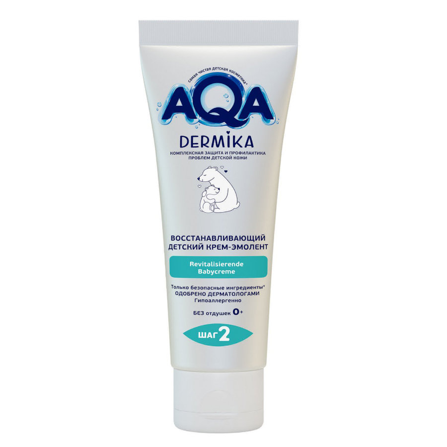 Ака FOR KIDS AQA Dermica. Revitalizing emollient cream for children, 75ml 4111