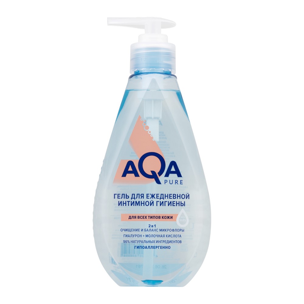 Ака CARE PRODUCTS AQA Pure. Intimate hygiene gel for all skin types, 250ml 8959