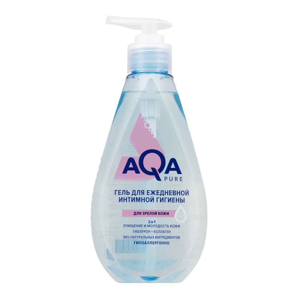 Ака CARE PRODUCTS AQA Pure. Intimate hygiene gel for mature skin, 250ml 8973