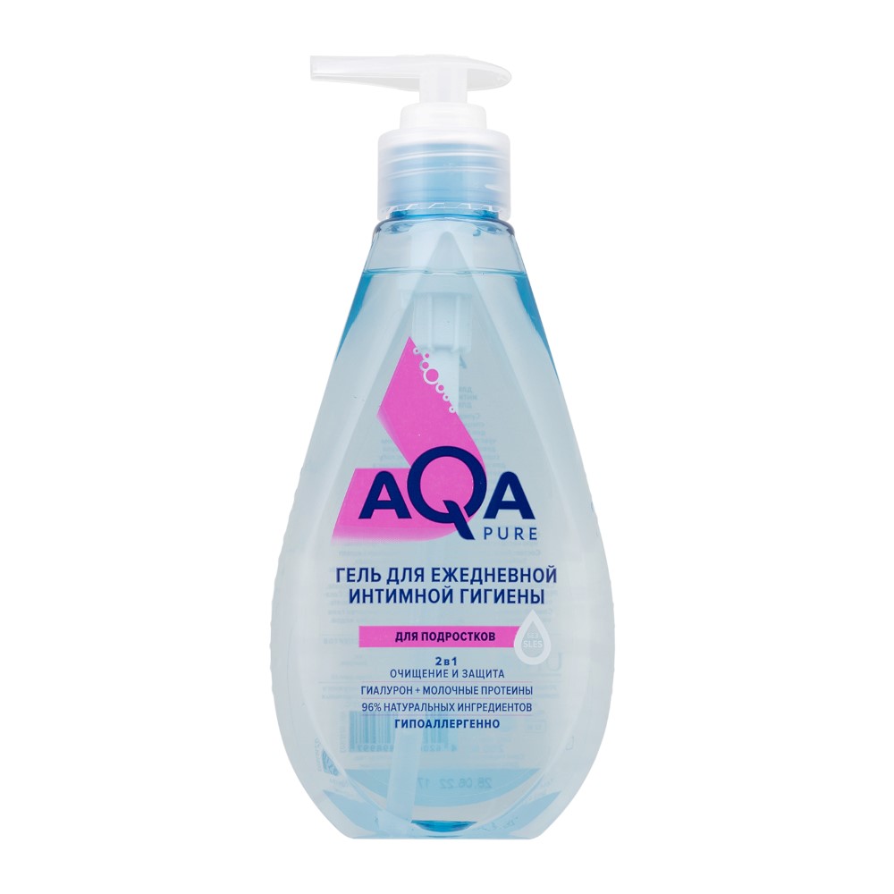 Ака CARE PRODUCTS AQA Pure. Gel for intimate hygiene for teenagers, 250ml 8997