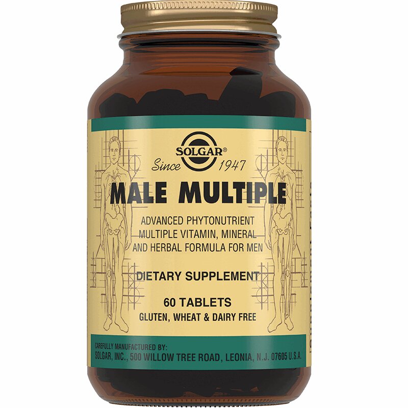 Комплекс MEDICINES Multivitamins and minerals complex for men tablets x 60 Solgar