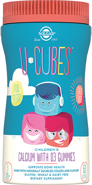 Ю MEDICINES U Cubes with calcium and vitamin D3 gummies x 60