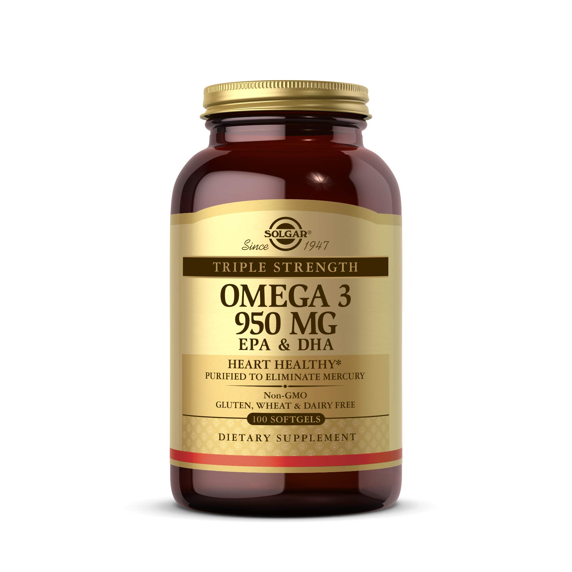 Омега MEDICINES Omega-3 950mg EPA and DHA capsules x 100