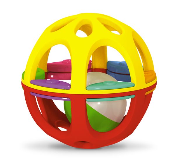 Стеллар FOR KIDS Stellar rattle-teether ball #02142