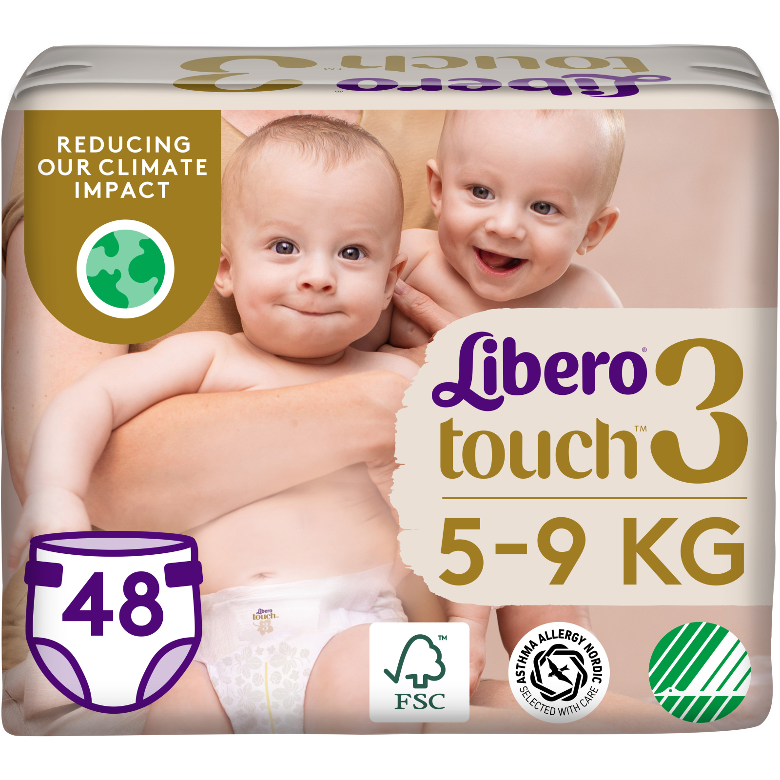 Либеро FOR KIDS Libero Touch diapers #3 5-9kg 48pcs