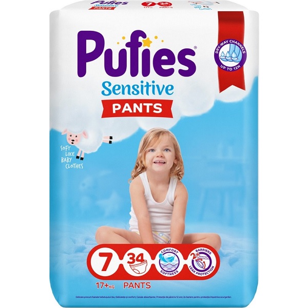 Пуфис FOR KIDS Pouffe panties #7 Sensit. (17+kg) x 34