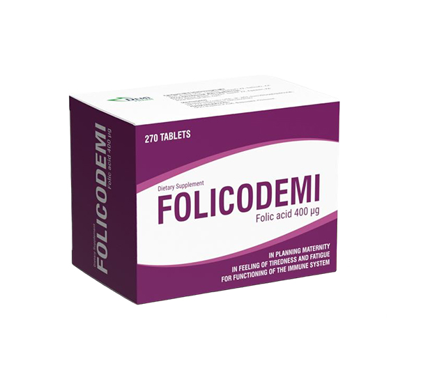 Фоликодеми MEDICINES Folicodemi tablets 400mcg x 270