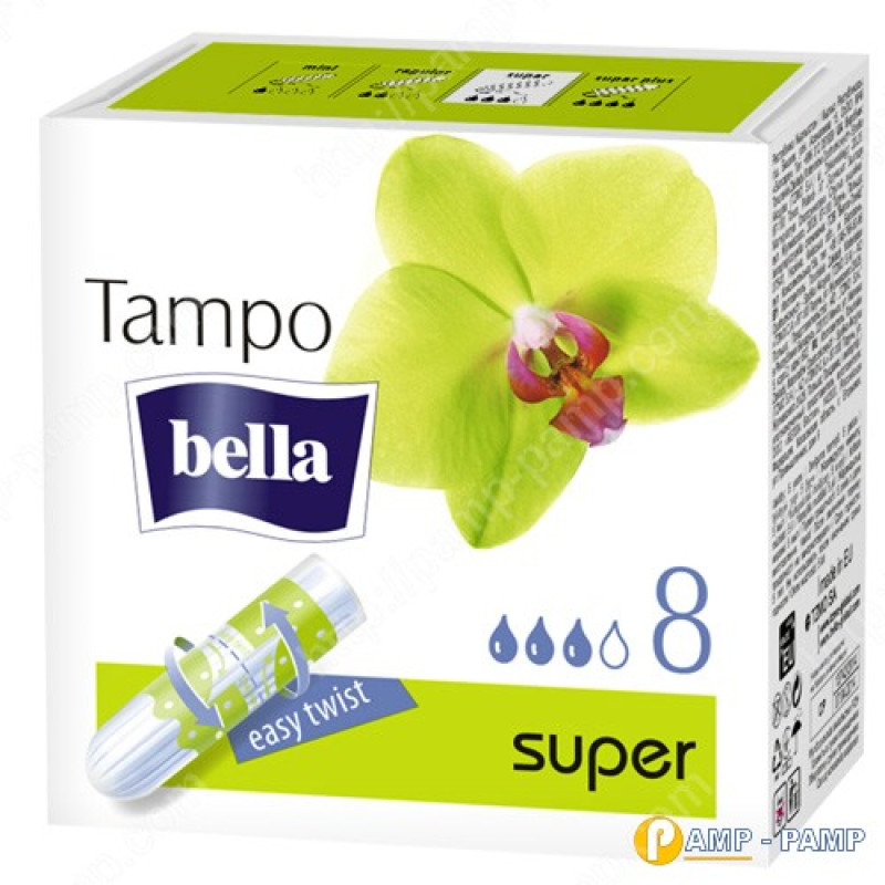 Белла СРЕДСТВА ПО УХОДУ Белла гигиен. тампоны супер 8шт