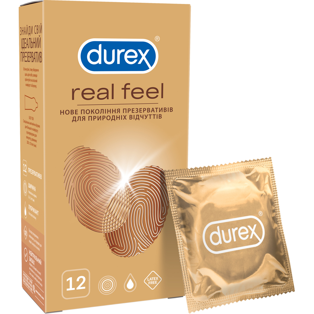 Дюрекс MEDICAL SUPPLIES Condoms Durex Real Feel N12