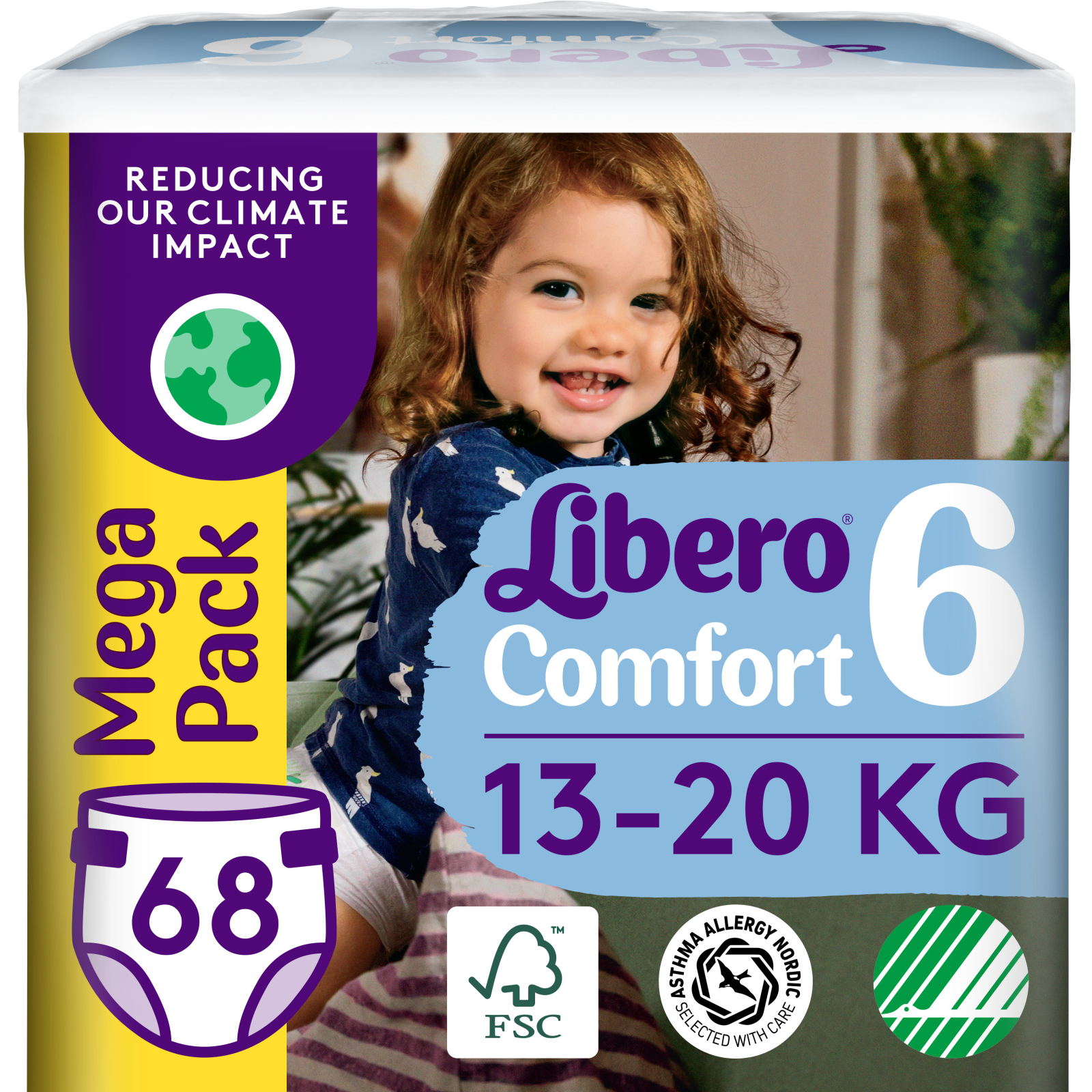 Либеро FOR KIDS Libero diapers #6 13-20kg 68pcs