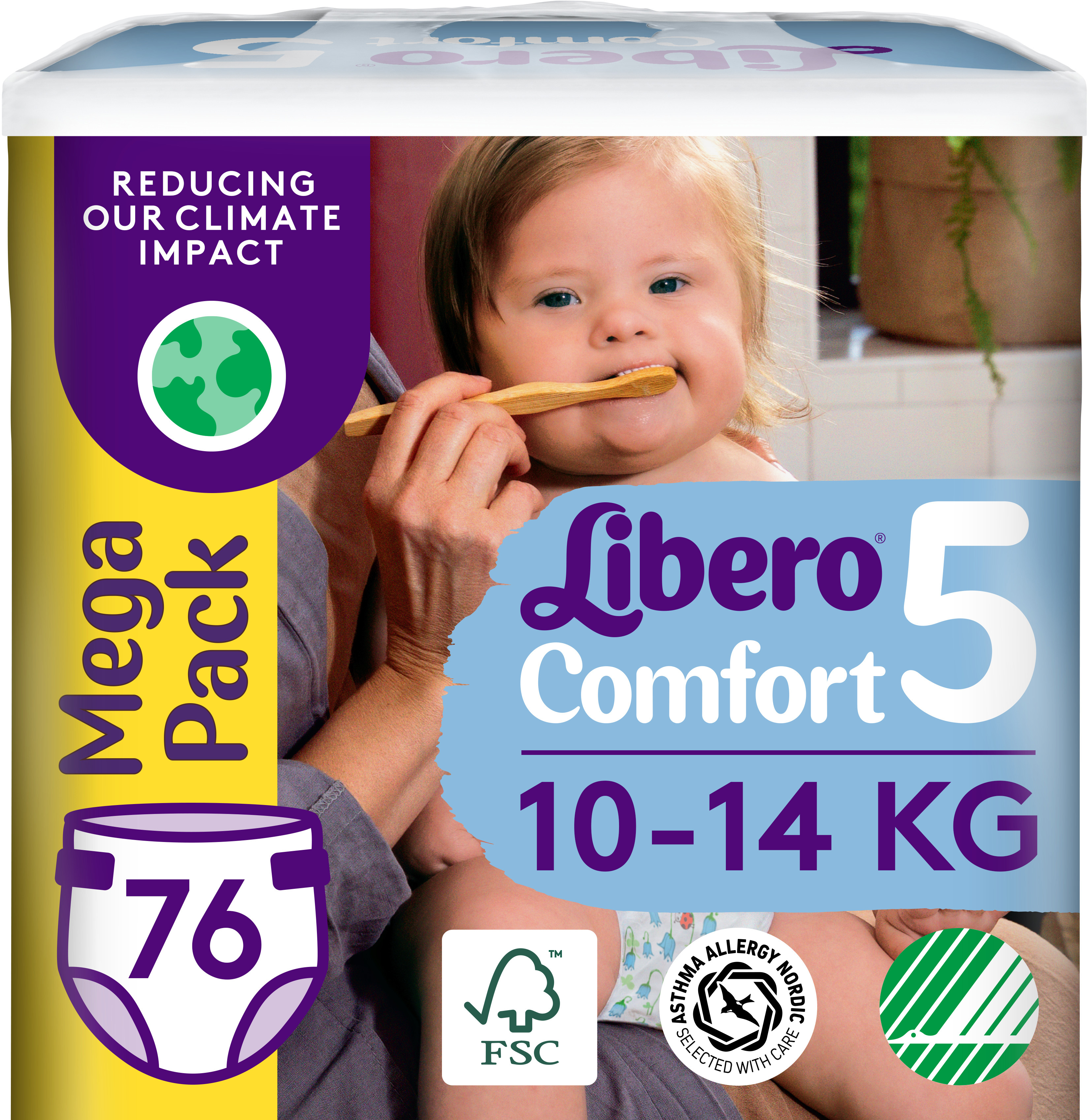 Либеро FOR KIDS Libero Comfort diapers #5 10-14kg 76pcs