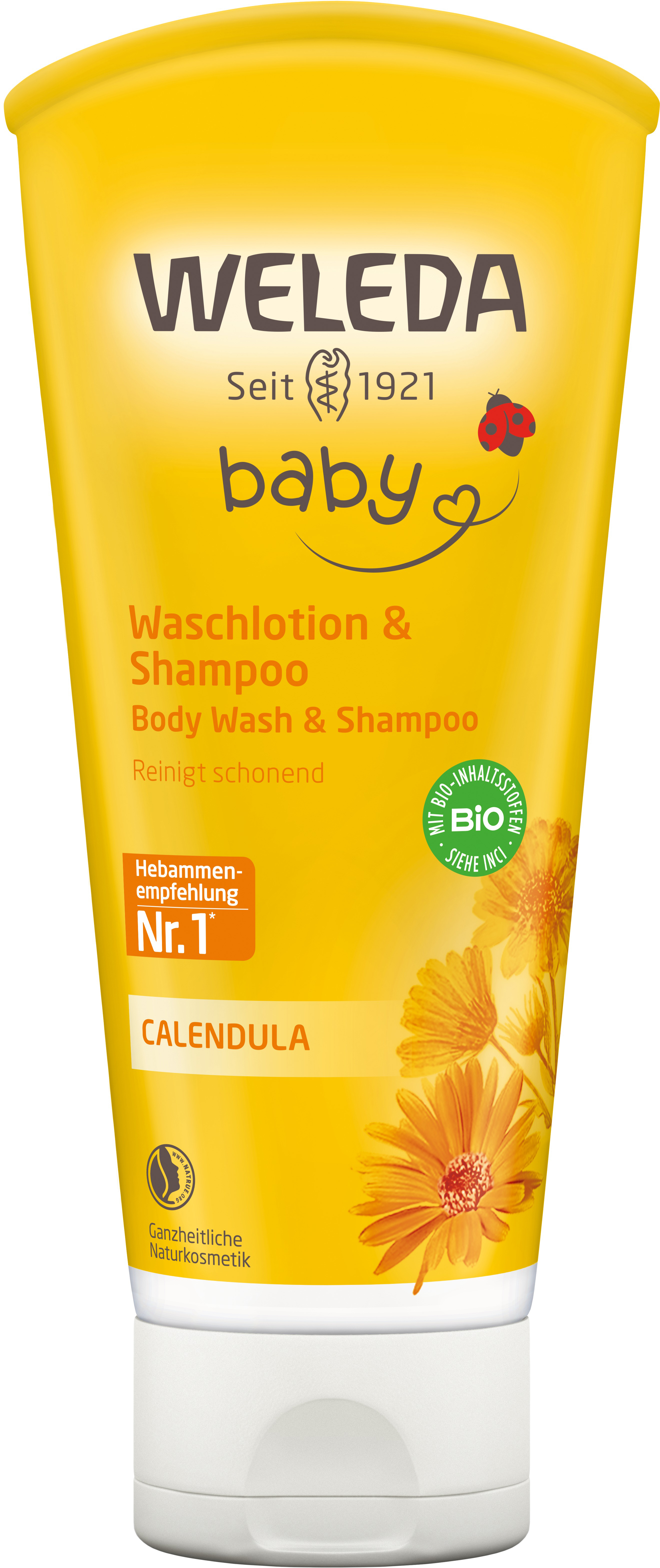 Веледа FOR KIDS Weleda shampoo and body wash with calendula 200ml