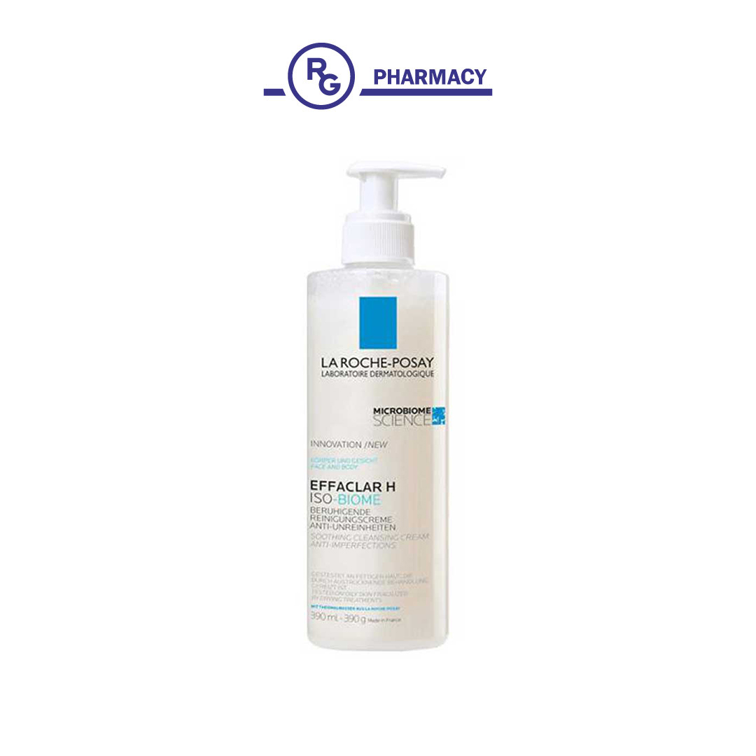 Лярош CARE PRODUCTS La Roche-Posay Effaclar H Iso-Biome soothing cleansing cream-gel anti imperfections 390ml
