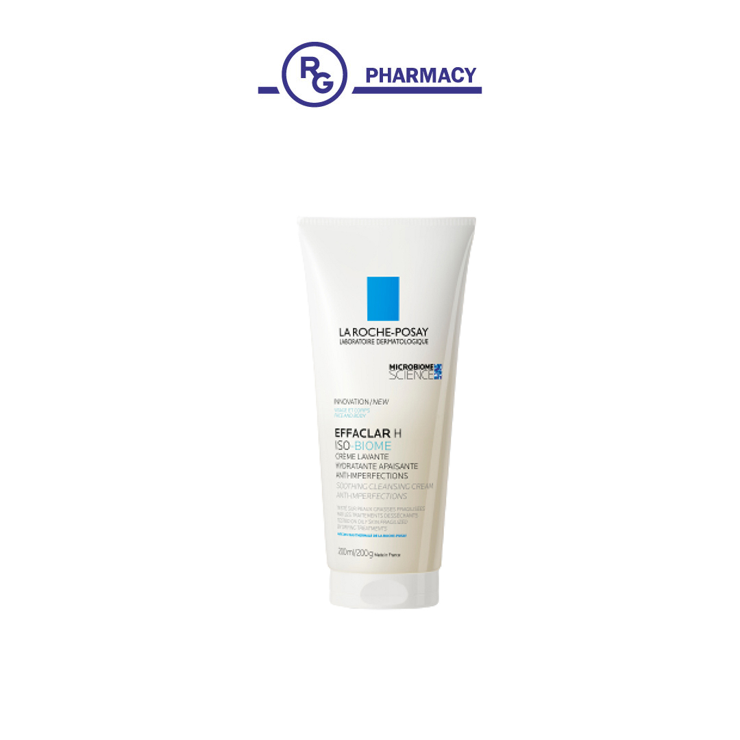 Лярош CARE PRODUCTS La Roche-Posay Effaclar Iso-Biome soothing cleansing cream-gel anti imperfections 200ml