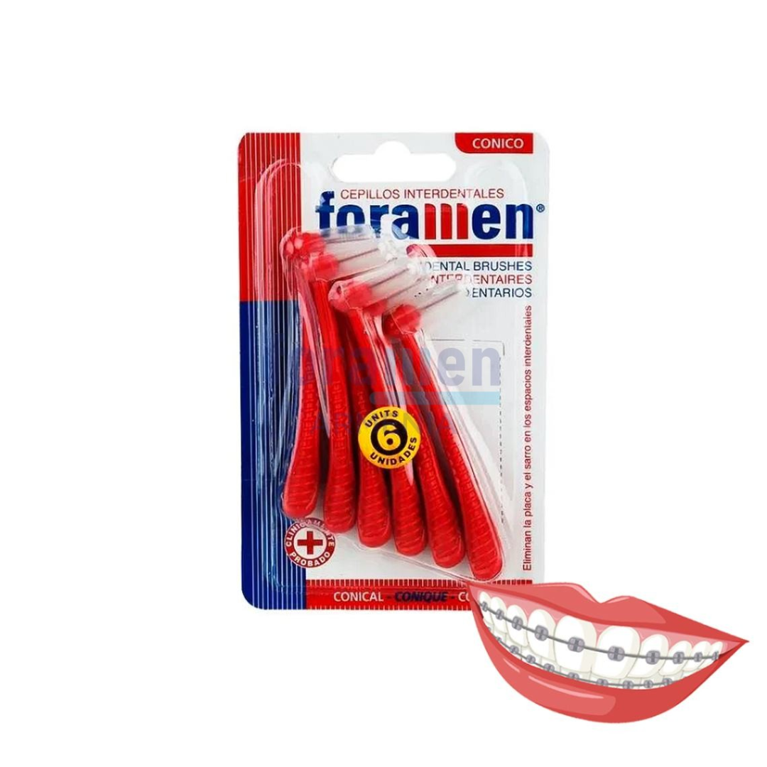 Форамен CARE PRODUCTS Foramen interdental toothbrushes for braces
