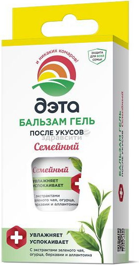 Дэта MEDICAL SUPPLIES Deta balm-gel after mosquito bites family 20ml (145)