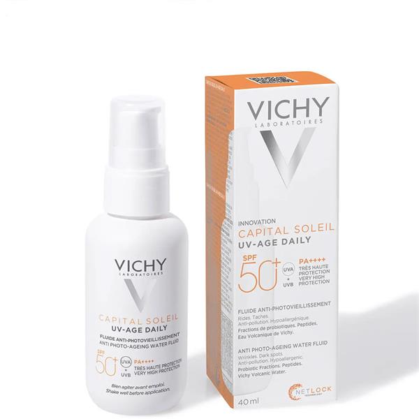 Виши CARE PRODUCTS Vichy Sunscreen SPF50 UV-AGE Daily fluid for face 40ml #2298