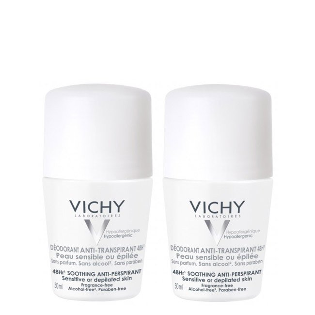 Виши CARE PRODUCTS Vichy DuoPack deodorant roll-on for sensitive skin 48h 50ml*2 #4728