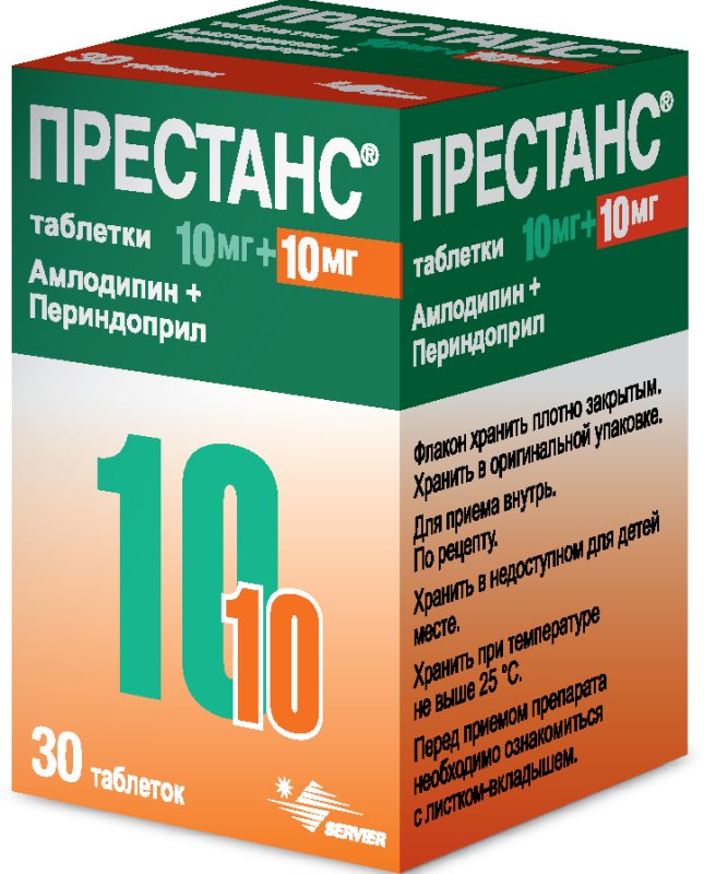 Престанс ԴԵՂՈՐԱՅՔ Պրեստանս դեղահատեր 10մգ/10մգ N30