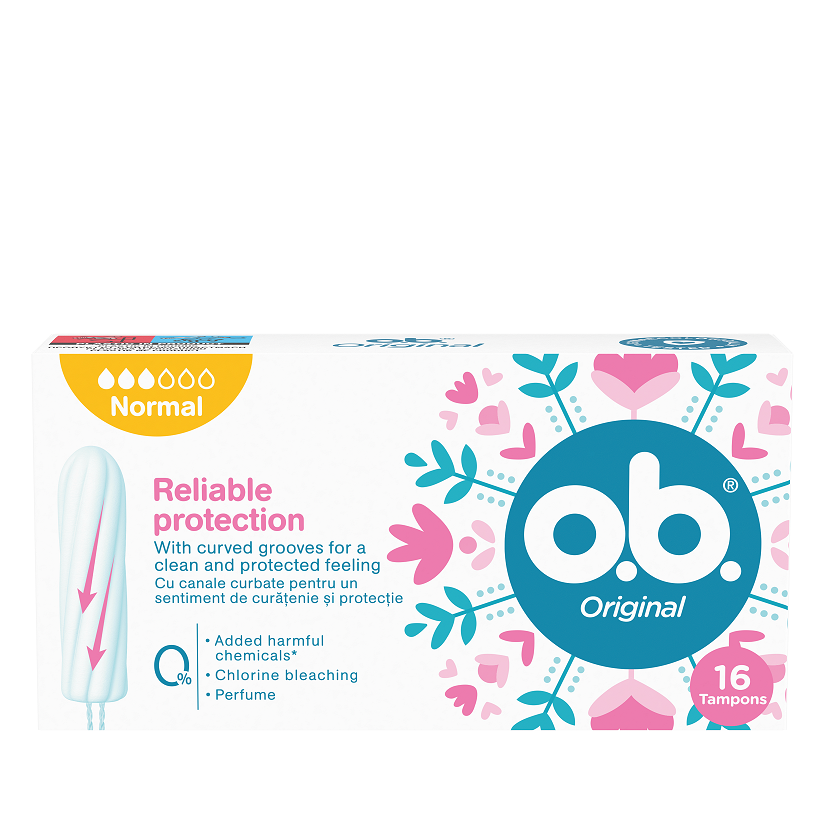 О.Би. CARE PRODUCTS O.b. hygiene tampons Normal N16