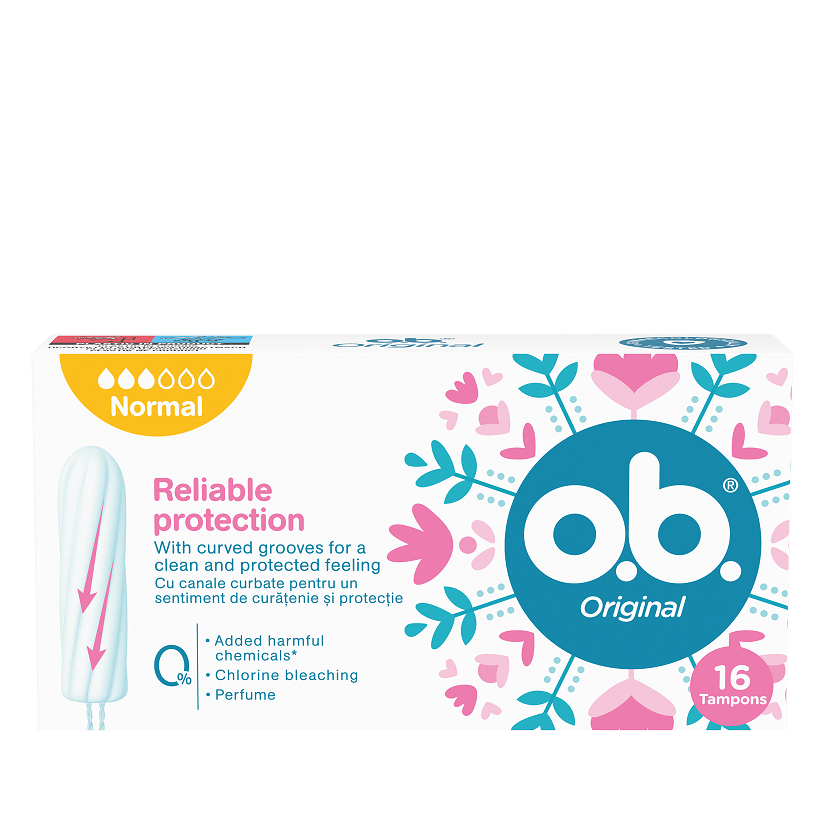 О.Би. CARE PRODUCTS O.B. Normal Original hygienic tampons