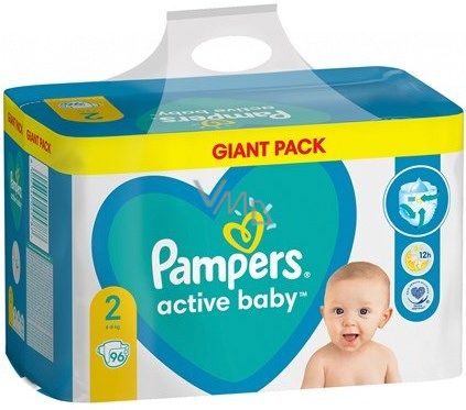 Памперс FOR KIDS Pampers diapers #2 3-6kg 96pcs
