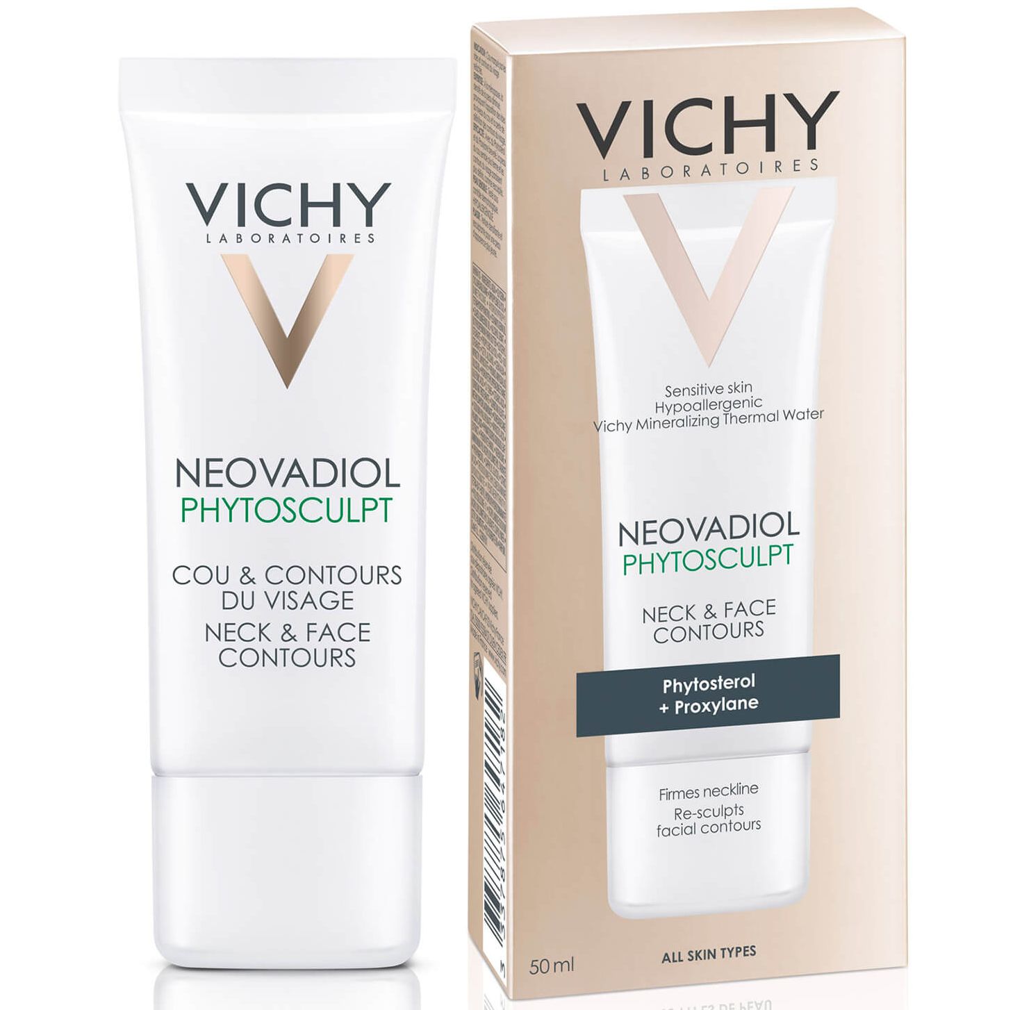 Виши ԽՆԱՄՔԻ ՄԻՋՈՑՆԵՐ Vichy Neovadiol Phytosculpt քսուք Պարանոց-Դեկոլտե-Դեմքի ուրվագիծ 50մլ #7182