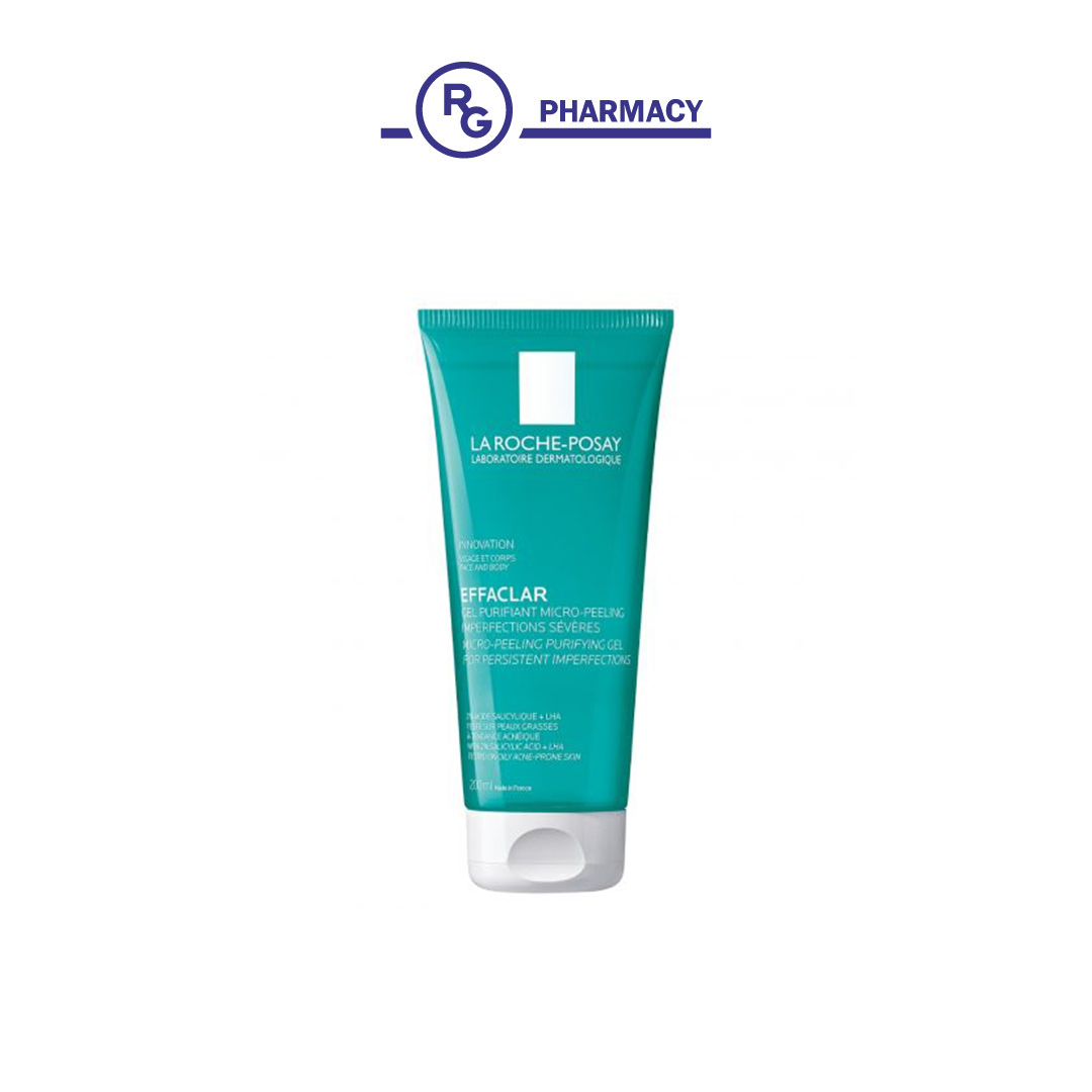 Лярош ԽՆԱՄՔԻ ՄԻՋՈՑՆԵՐ La Roche-Posay Effaclar մաշկը միկրո շերտավորող և մաքրող դոնդող դեմքի և մարմնի համար 200մլ