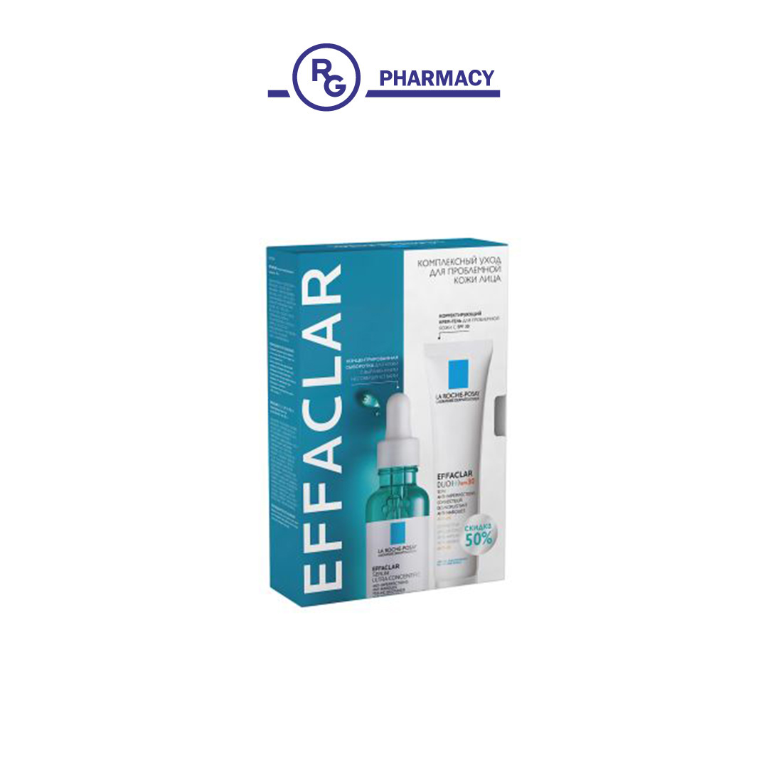 Лярош CARE PRODUCTS La Roche-Posay effaclar set effaclar serum 30ml + effaclar Duo SPF30 40ml