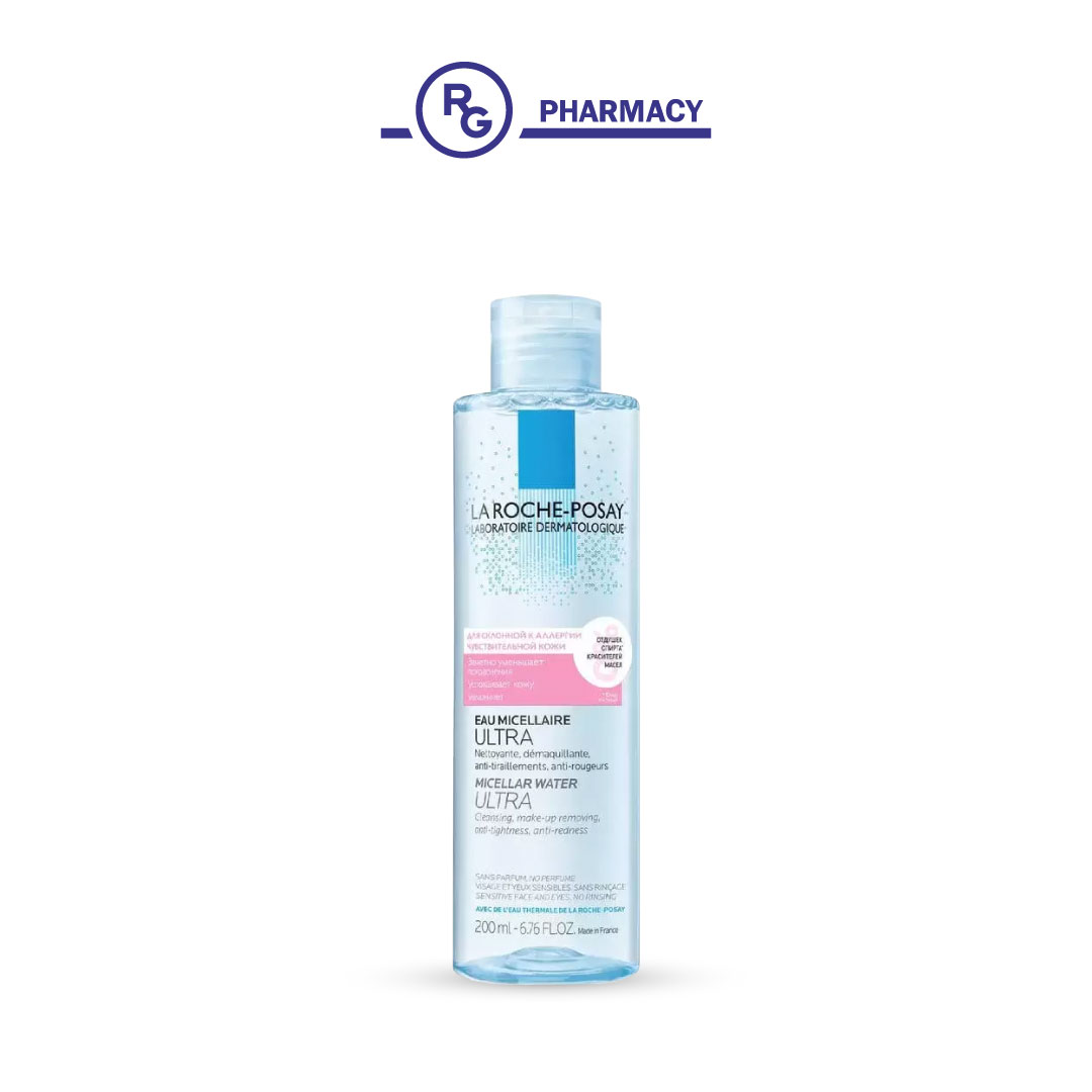 Лярош CARE PRODUCTS La Roche-Posay micellar water for facial skin prone to allergies 200ml