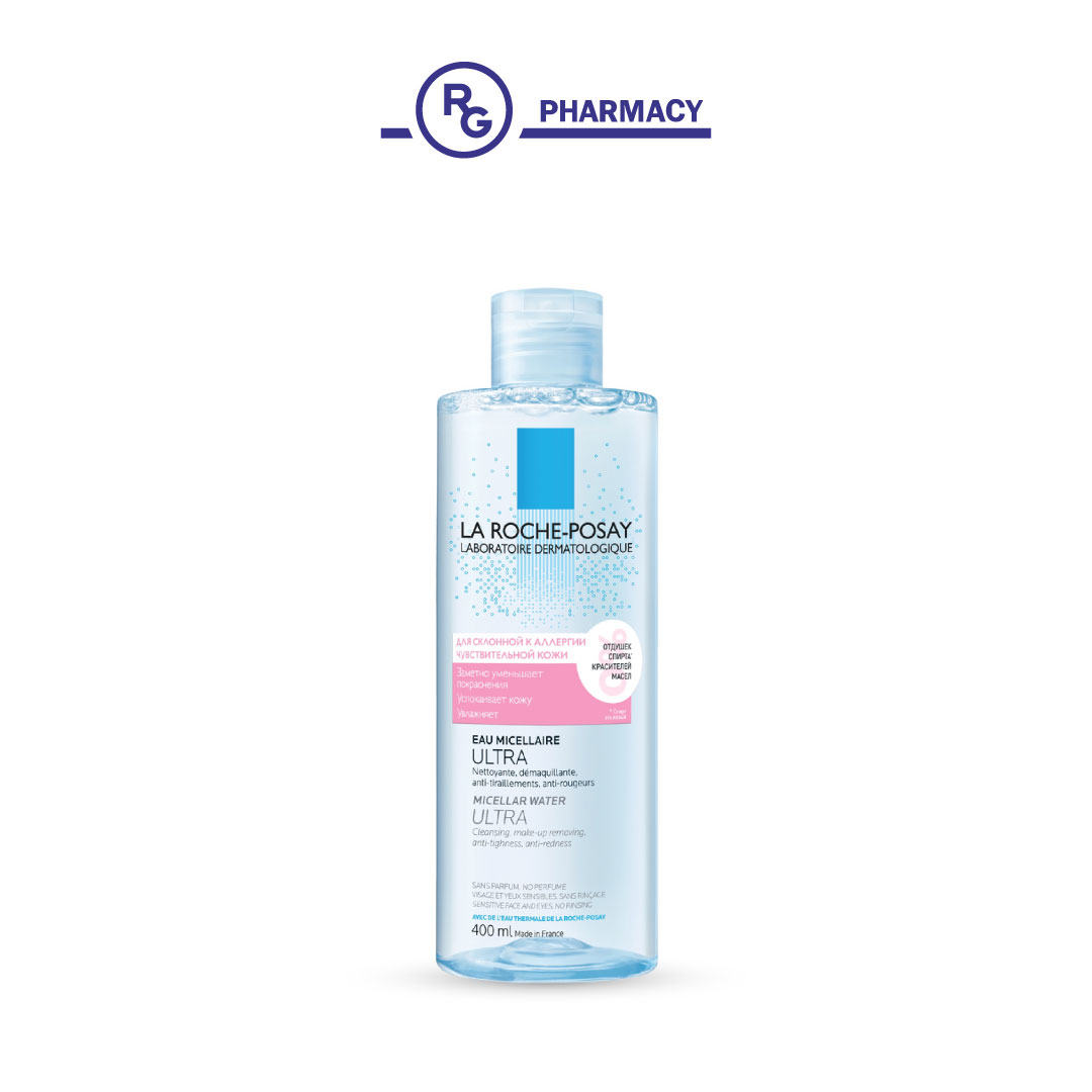 Лярош CARE PRODUCTS La Roche-Posay micellar water for facial skin prone to allergies 400ml