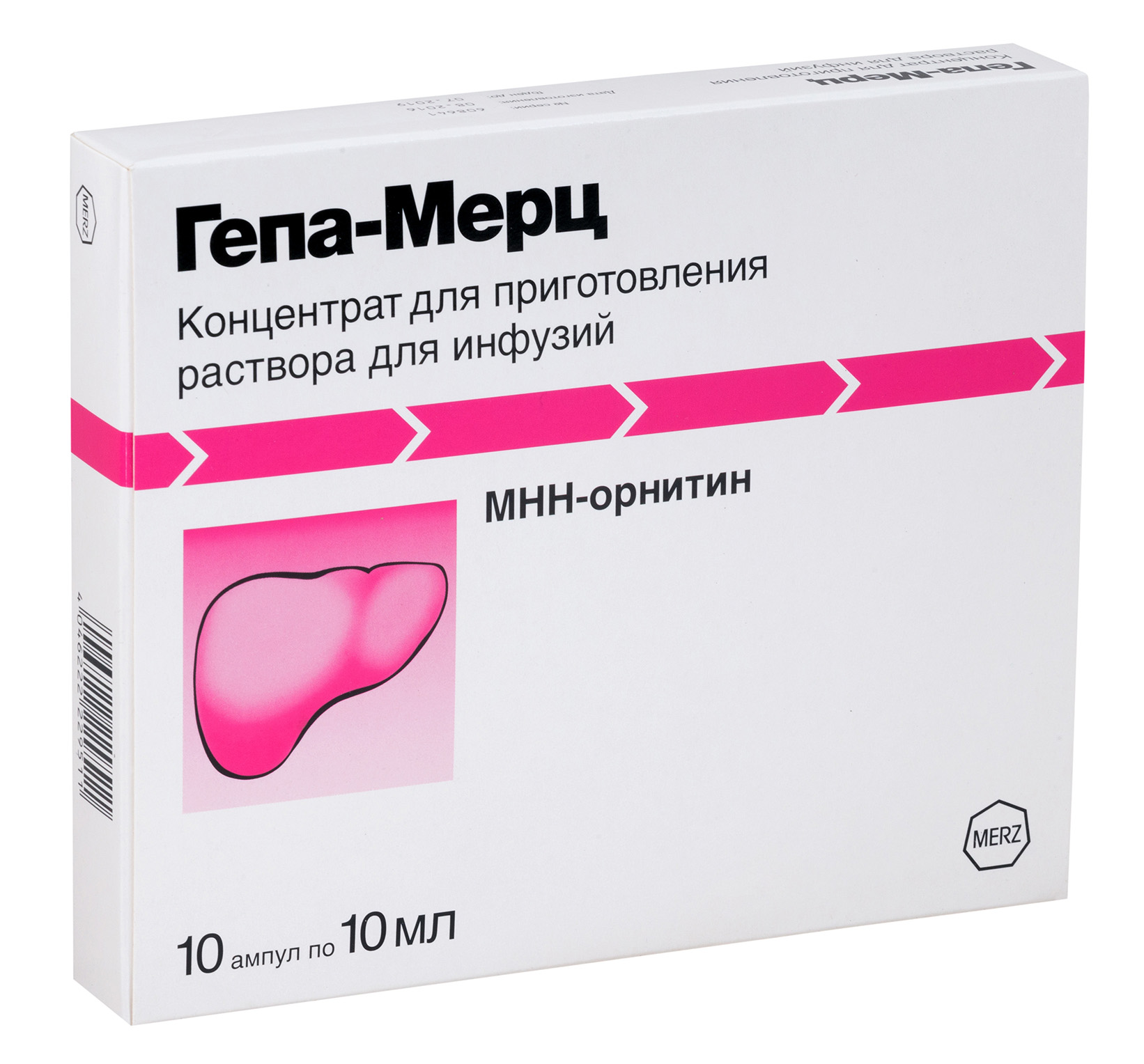 Гепа MEDICINES Hepa-Merz amp. 10ml N10