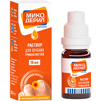 Микодерил MEDICINES Mycoderil solution 1% bottle 10ml