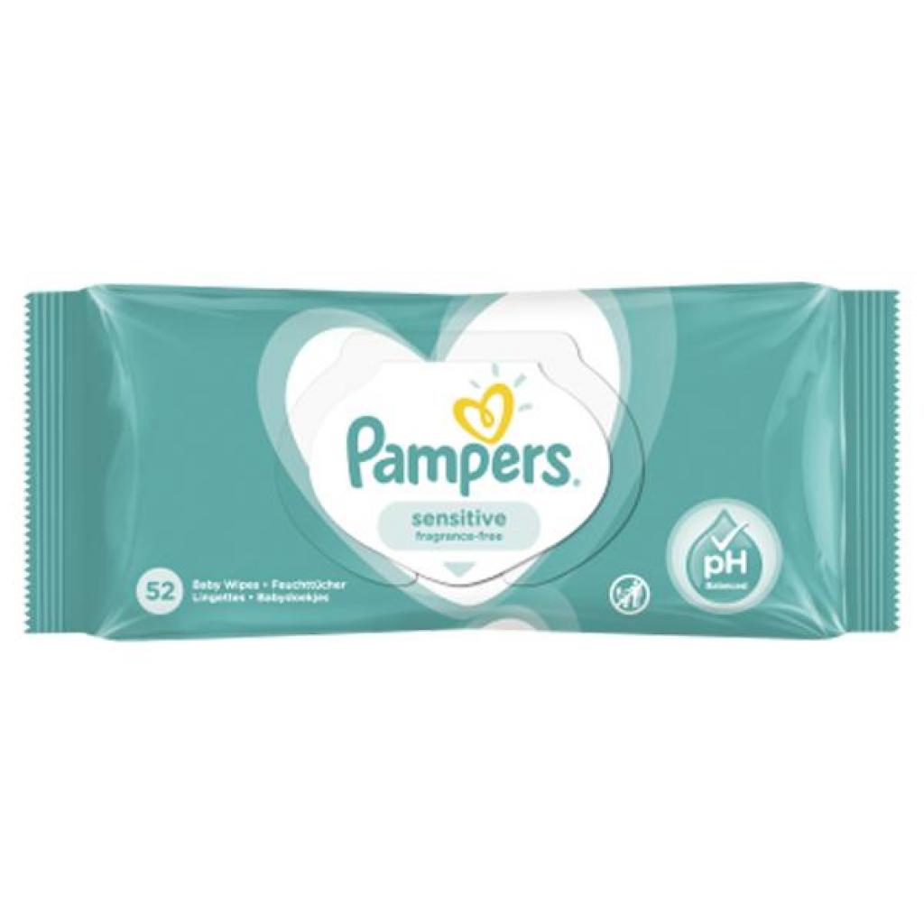 Памперс FOR KIDS Pampers Sensitive wet wipes 52pcs