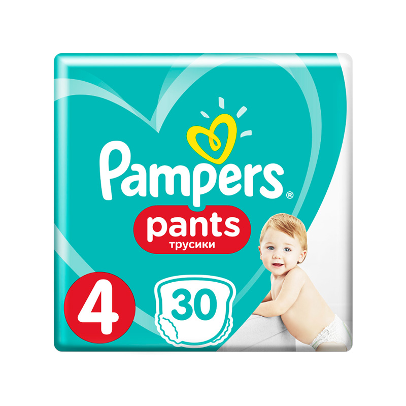 Памперс FOR KIDS Pampers diaper panties #4 9-15kg 30pcs