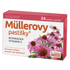 Пастилки MEDICINES Dr. Muller Pastilles Echinacea + Vitamin C x24