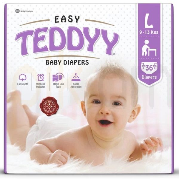 Тедди FOR KIDS Тедди #4 подгузники Easy L 9-13кг, N36