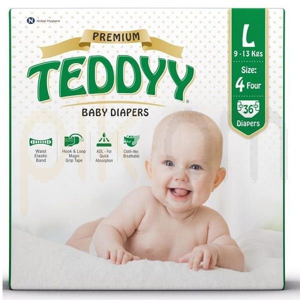Тедди FOR KIDS Teddyy #4 L Premium 9-13kg 36pcs