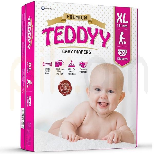 Тедди FOR KIDS Teddy #5 XL Premium pampers 13kg+ 30pcs