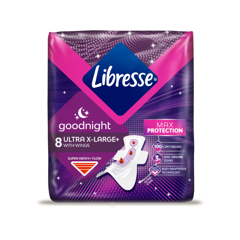 Либресс CARE PRODUCTS Libresse ultra good night extra large 8pcs