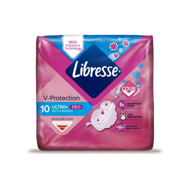Либресс CARE PRODUCTS Libresse normal ultra deo 10pcs