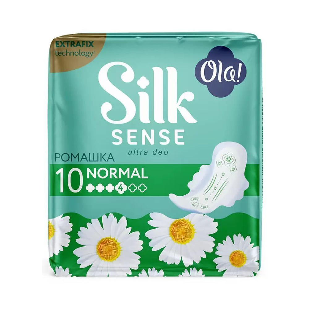 Ола CARE PRODUCTS Ола еж. прокладки silk sense ультратонкие нормал 10шт. /3898