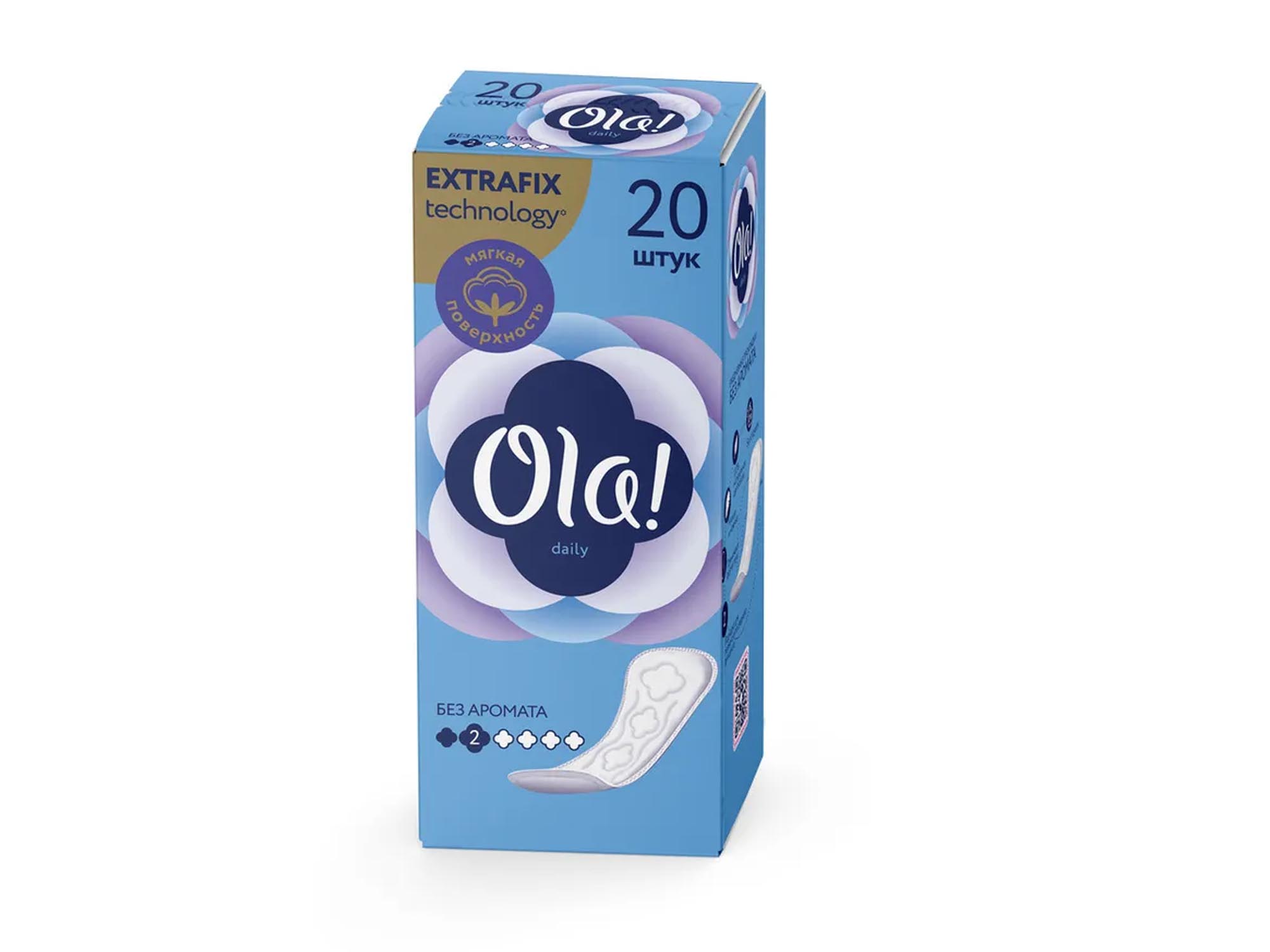 Ола CARE PRODUCTS Ola Silk sense daily panty liners unscented 20pcs