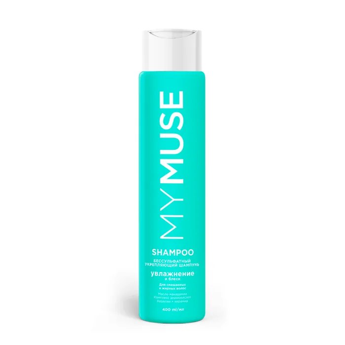 Маймус CARE PRODUCTS MyMuse strengthening sulphate-free shampoo 400ml