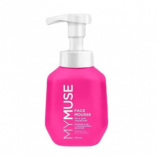 Маймус CARE PRODUCTS MyMuse mousse for washing with hyaluronic acid 300ml