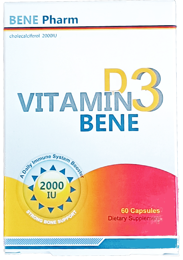 Бене MEDICINES Bene vitamin D3 2000 IU caps. x60