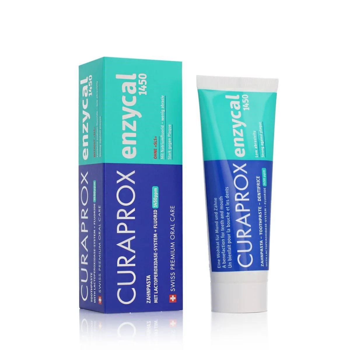 Курапрокс CARE PRODUCTS Curaprox Enzycal 1450 toothpaste 75ml