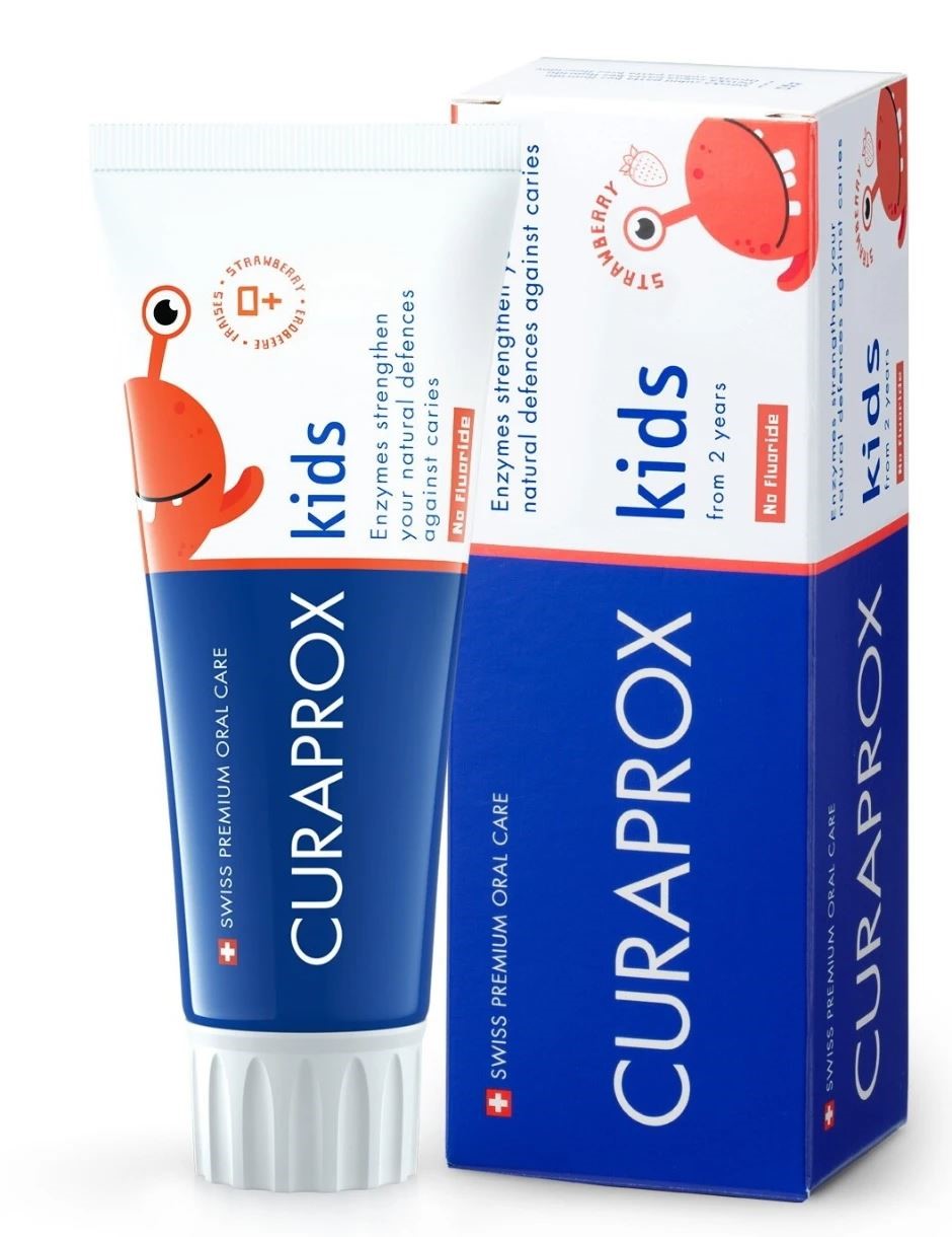 Курапрокс FOR KIDS Curaprox Kids Zero strawberry toothpaste without 2+ 60ml