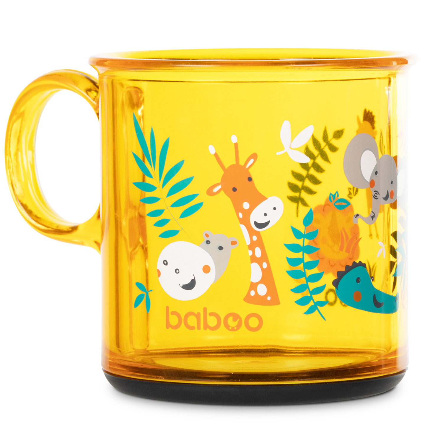 Бабуу FOR KIDS Baboo non-slip bottom cup, Safari, 170ml, 12m+
