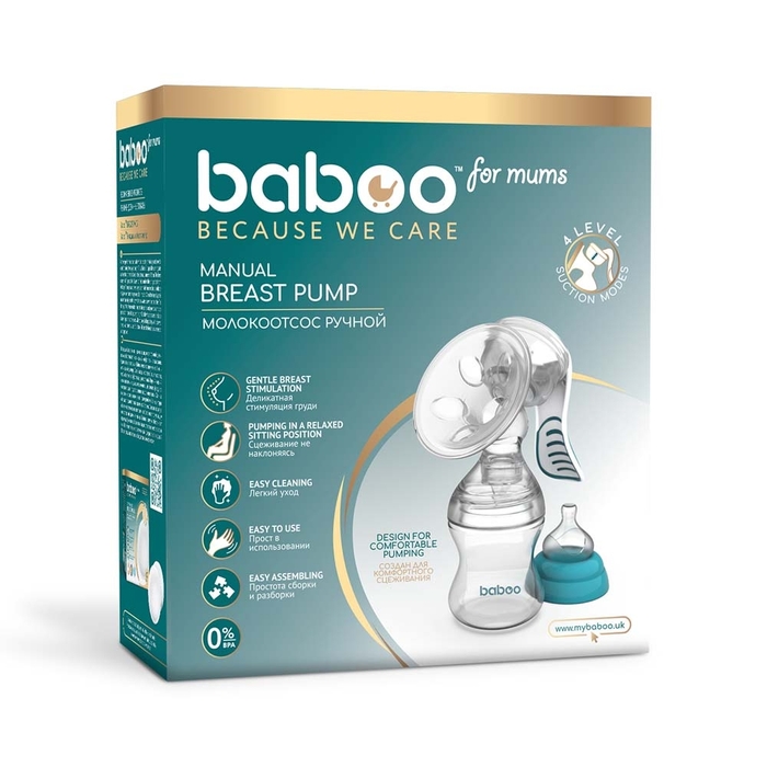 Бабуу FOR KIDS Baboo manual breast pump